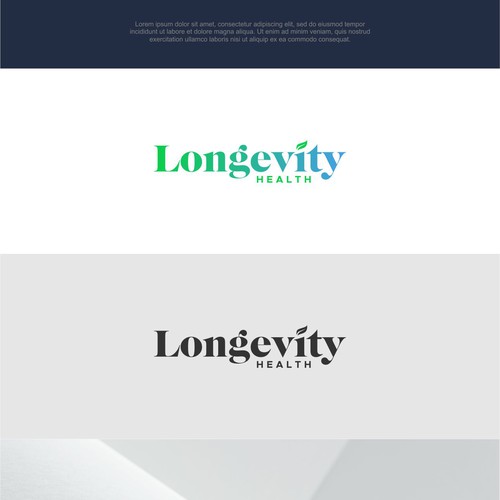 Longevity Health Logo - Live Longer and Better-ontwerp door GengRaharjo