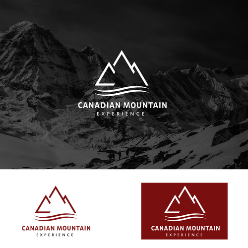 Canadian Mountain Experience Logo Design by One Frame