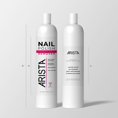 Arista Nail Polish Remover Design by Rodrigo Vasconcellos