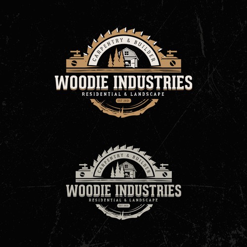 Designs | WOODIE INDUSTRIES LOGO (CARPENTRY/BUILDER) | Logo design contest