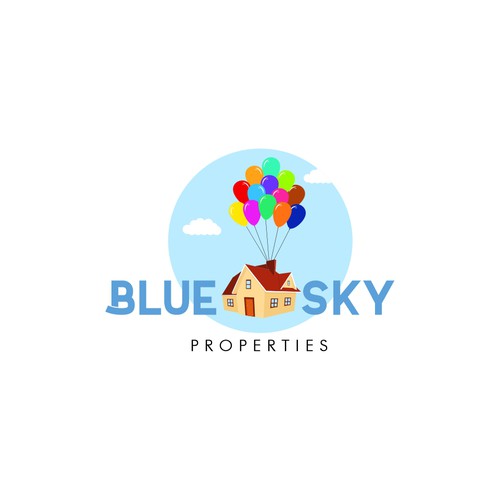 Create a Logo! Blue Sky Properties Design by Drawdesigner