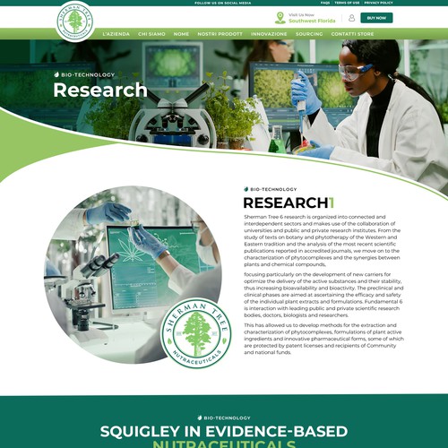 Sherman tree website Design by FixInc