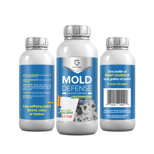 Paint Additive Label Redesigned for Store Shelves Design by creationMB