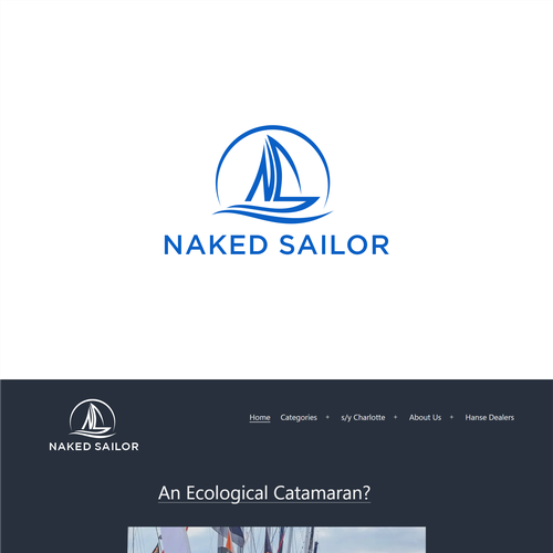 Design an inspiring logo for an honest sailing blog (with ecological aspirations!) Design by aldams