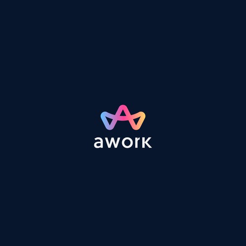 New logo for AI-based productivity software "awork" Diseño de Lumbeard