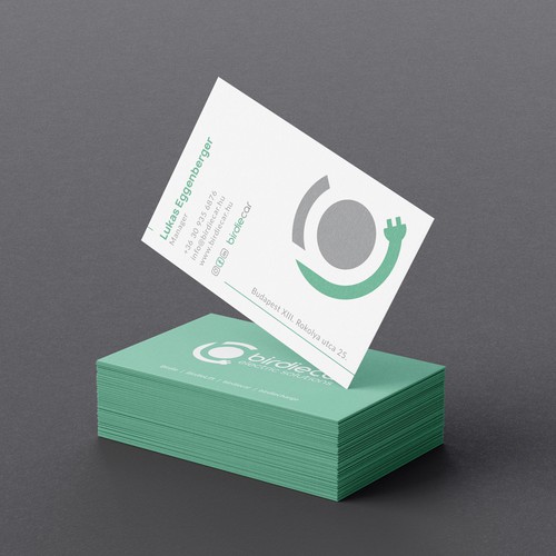 business card for company called birdie Design by HYPdesign