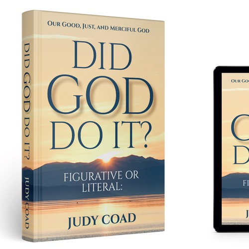 Design book cover and e-book cover  for book showing the goodness of God Design by Chupavi