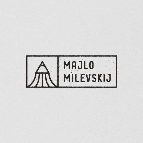 Logo for visual communication artist studio in "vintage retro handmade analogue" style Design by al54