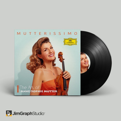 Illustrate the cover for Anne Sophie Mutter’s new album Réalisé par JimGraph