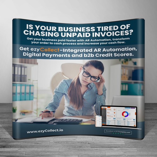 B2B Saas Pull Up Banner for Trade Show Diseño de icon89GraPhicDeSign
