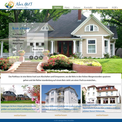 Web page design contest entry by Aleksandra.st.st