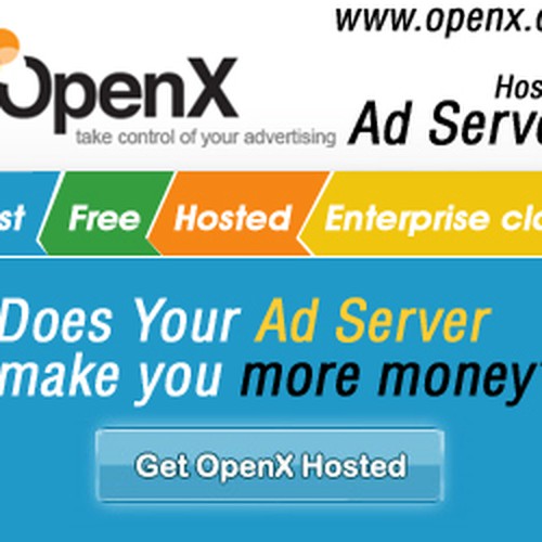 Banner Ad for OpenX Hosted Ad Server デザイン by GridDigitals