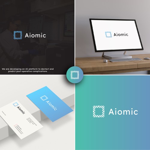 New logo for Aiomic (AI healthtech company) Design by KrypKnite