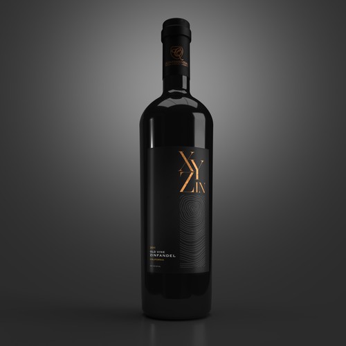 Diseño de Gothic Old Vine Zinfandel Wine Label de sougatacreative