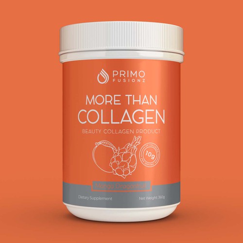 Looking For Simple Attention Grabbing Collagen Product Label Design por Ny.Studio's