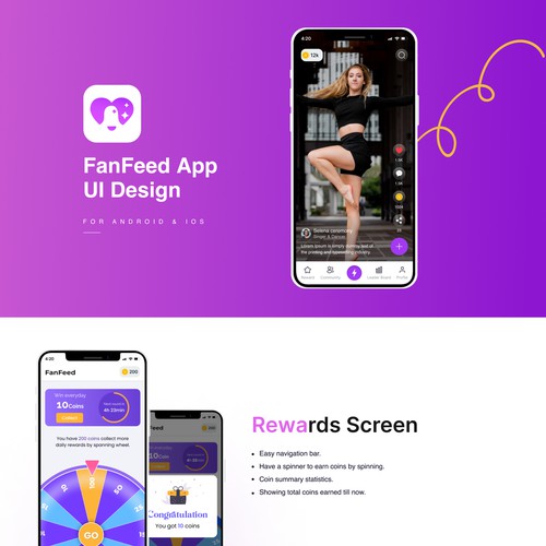 New Social Media Notification App Design Needed Design von Mob@ID