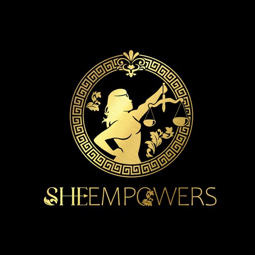 SHEempowers - luxurious design of a woman preferrably in some kind of a circle to appeal to women professionals Design by Linduska