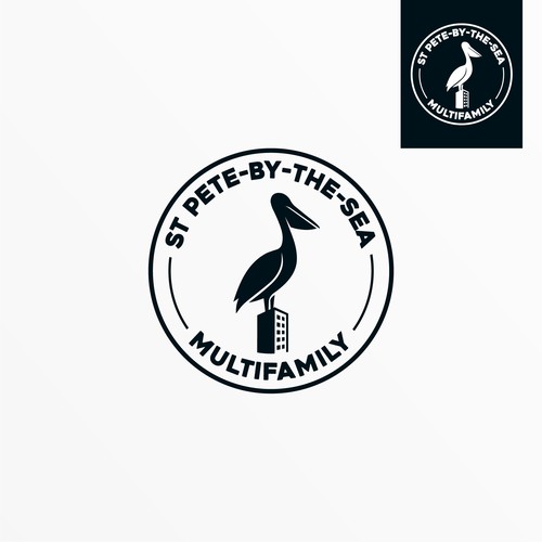 Sophisticated Florida Pelican Logo Design by SilverD™