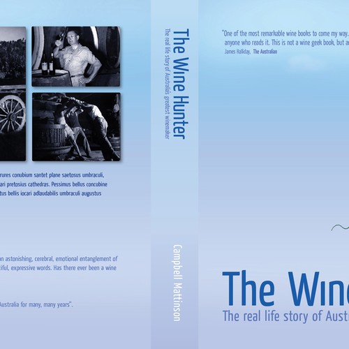 Book Cover -- The Wine Hunter Design by Denniee