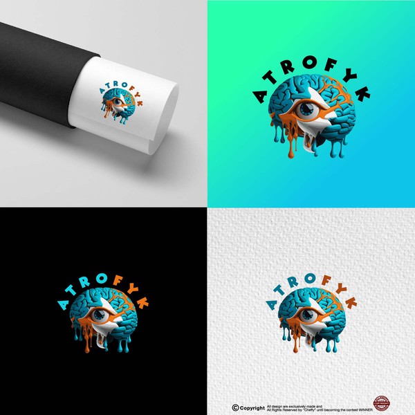 Design by cheffy titled "Atrofyk logo"