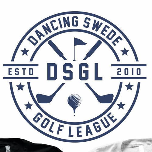 Golf league logo, fun and exciting for golf bags, hats etc. Design réalisé par F A D H I L A™