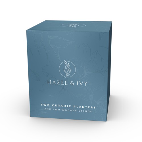 High end mid century modern planter and stand elegant box design Design by Wahdin