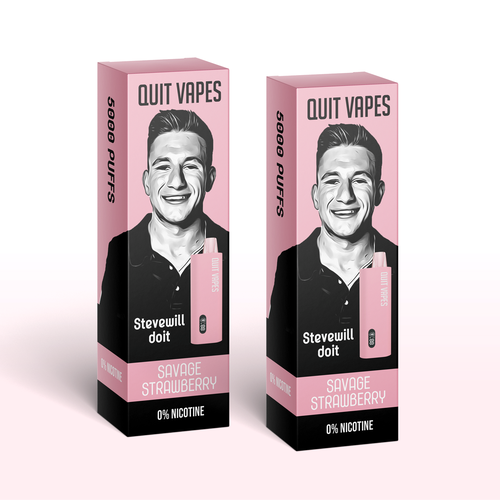 Quit Vape Package for disposable vape device Design by SONUPARMAR