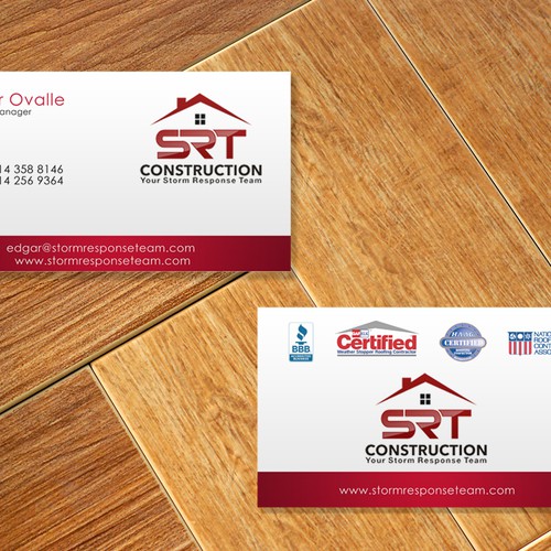 SRT Construction  needs a new stationery Design by shade04