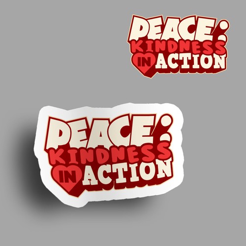 Design A Sticker That Embraces The Season and Promotes Peace Ontwerp door mozaikworld