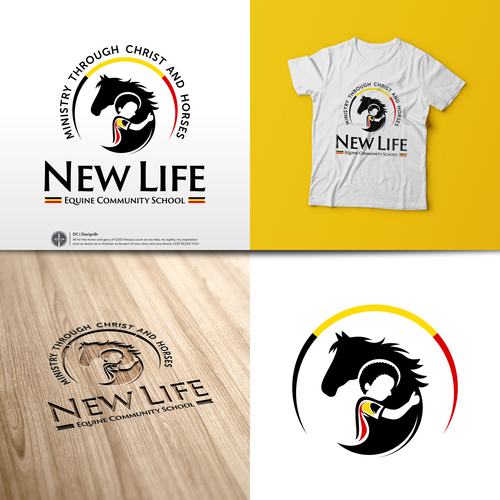 Equine Ministry School Logo Diseño de DC | DesignBr