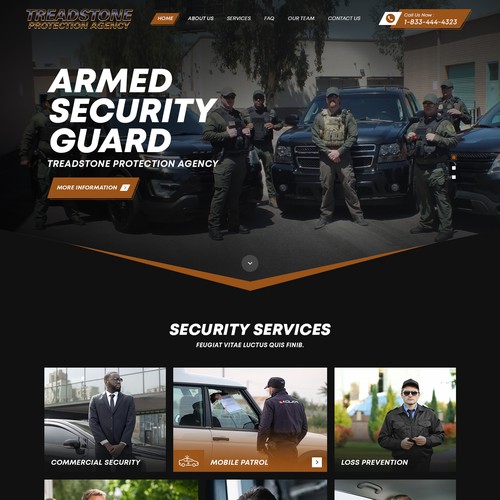 We Need A Strong Website Design For Leading Private Security Company Design von Gendesign