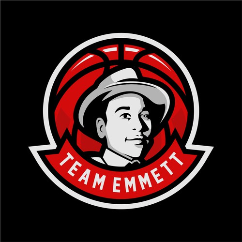 Basketball Logo for Team Emmett - Your Winning Logo Featured on Major Sports Network Design by HandriSid