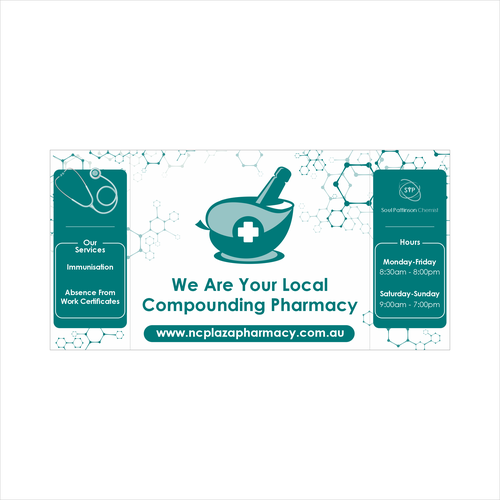 Compounding Pharmacy Signage Design von Vitalia.m
