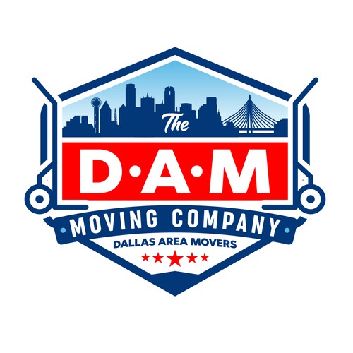 Gr8 ArtさんのDesign a fun, high-quality logo for The DAM Moving Companyデザイン