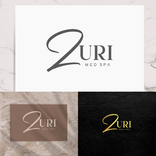 Zuri Med Spa Logo Diseño de David_32
