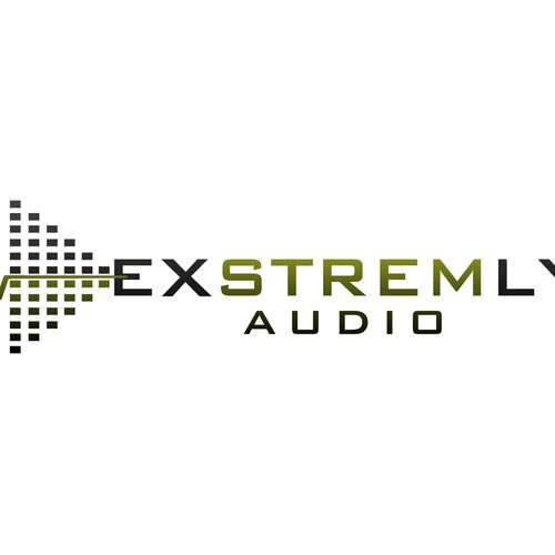 logo for Exstreamly Audio Design by Shubham247