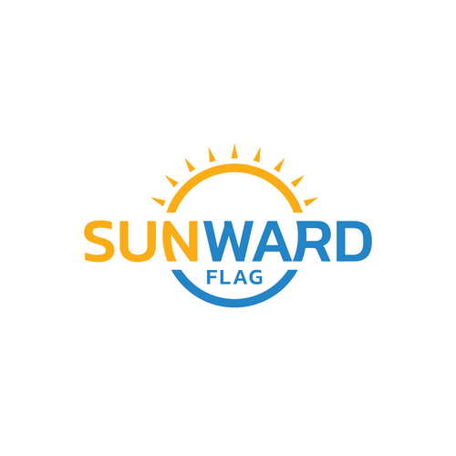 Modern new logo wanted for custom flag company. Design by flynexus