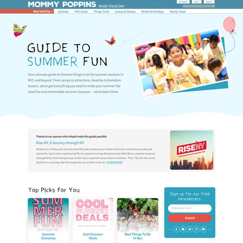 Guide Page for Leading Travel and Culture Website Design by ⚡️unbox.style⚡️