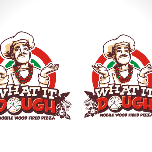 Hawaiian Wood Fired Pizza Logo Design por jagokandank