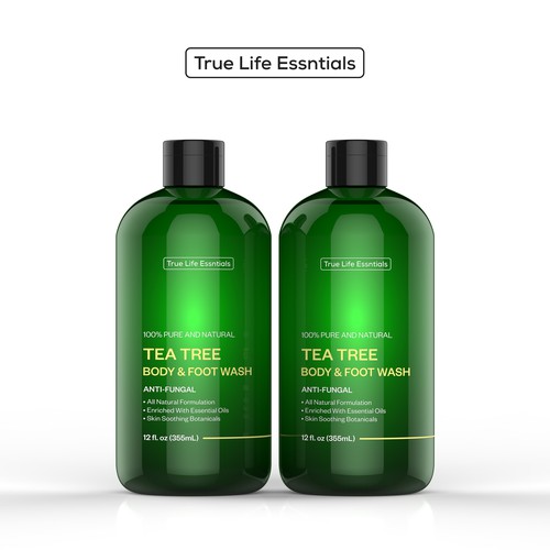 Create a Winning Product Label for our Tea Tree Body Wash!! Design von rgphic