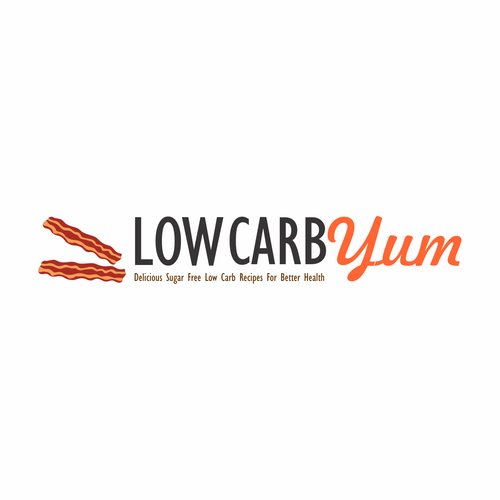 Design a catchy logo for Low Carb Yum where recipes keep you slim ...