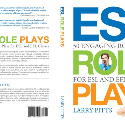 Design an eye catching, clean cover for an English teacher's book Design by Sherwin Soy