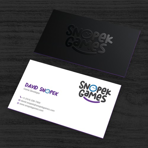 Business Cards for an indie Game Developer Design by Rakibh