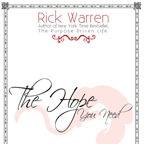 Design Rick Warren's New Book Cover Diseño de Paul Mestereaga