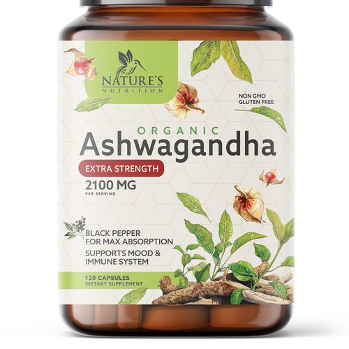 Ashwagandha Design Needed for Nature's Nutrition Design by artiss03
