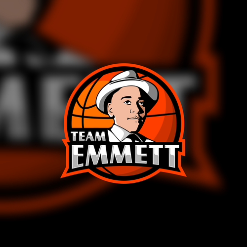 Basketball Logo for Team Emmett - Your Winning Logo Featured on Major Sports Network Ontwerp door KayK