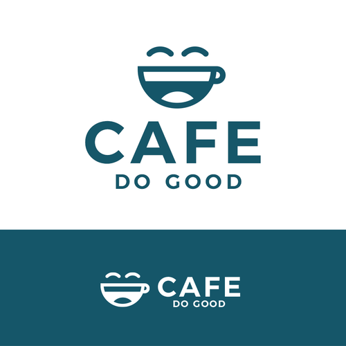 Design a dope logo for a cafe that does good Diseño de Andrés Sebastián