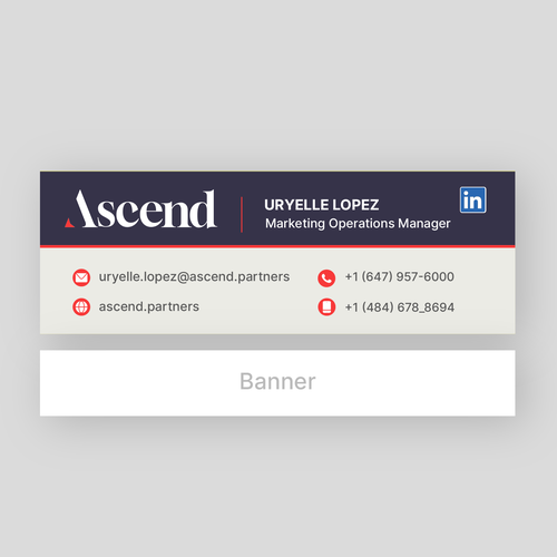 Design di Ascend Partners New Branded Email Signature di Ganesh Anvekar