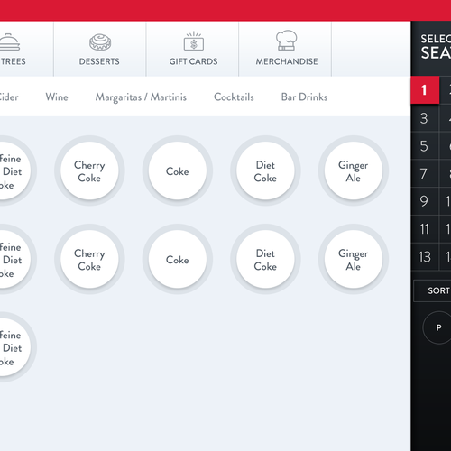 Redesigning a new user interface for a restaurant point-of-sale system Design by MaisonHueco™