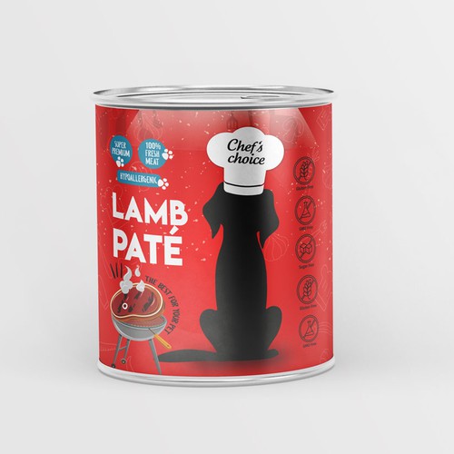 Design a super premium pet food packaging! Design by Budour A.